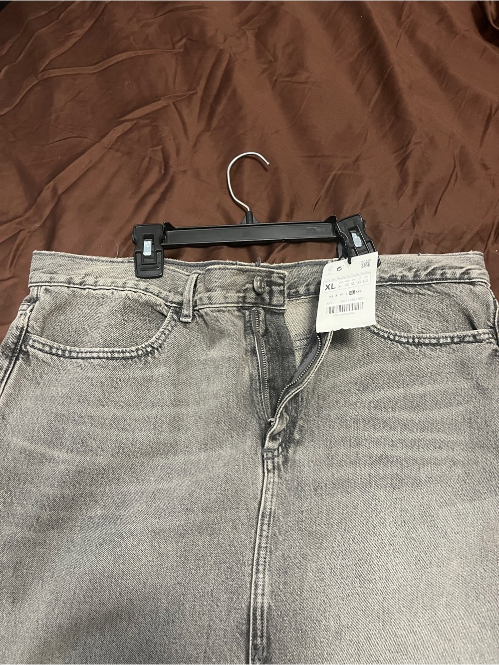 Zara Gray Pencil Skirt - Picture 4 of 6